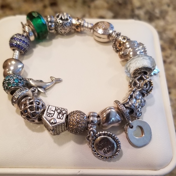 Authentic Pandora full of charms bracelet! - Picture 12 of 14